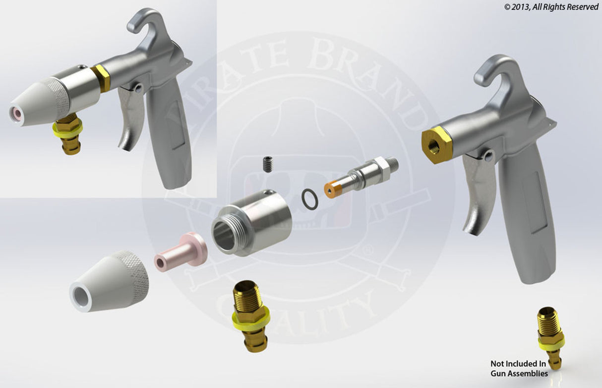 Pirate Brand - Fitting, 1/2" Hose Barb x 3/8" NPT