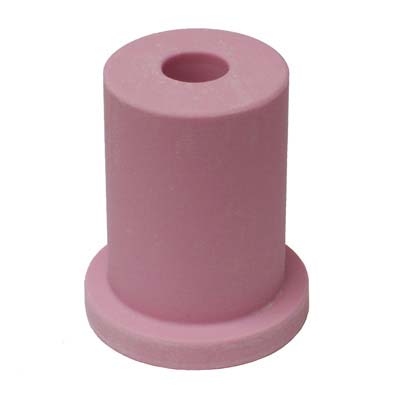 Pirate Brand 502-421 NOZZLE, CERAMIC, STRAIGHT BORE, 1/4" BORE, 1-3/8" LENGTH, FLANGED