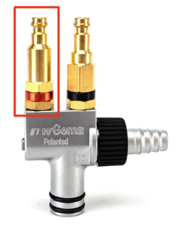 Aftermarket Gema® 261211 IG02 OptiFlow Powder Injector Check Valve Conveying Air (Non-OEM)