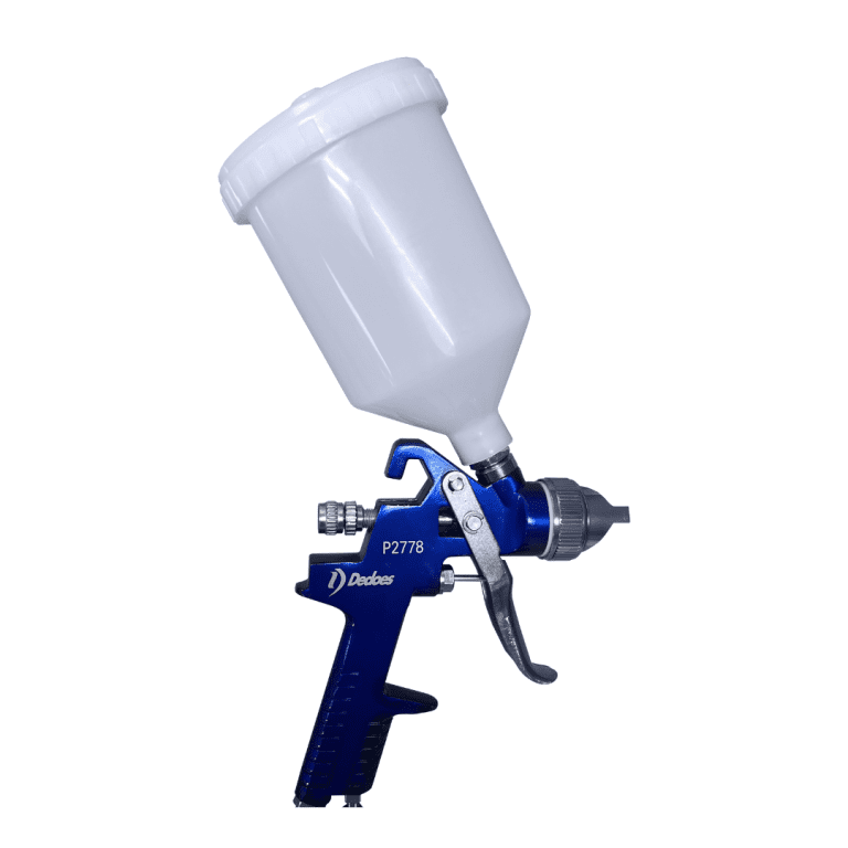 Dedoes P2778 1.4mm HVLP Spray Gun With 600mL Plastic Cup - Total Finishing Supplies