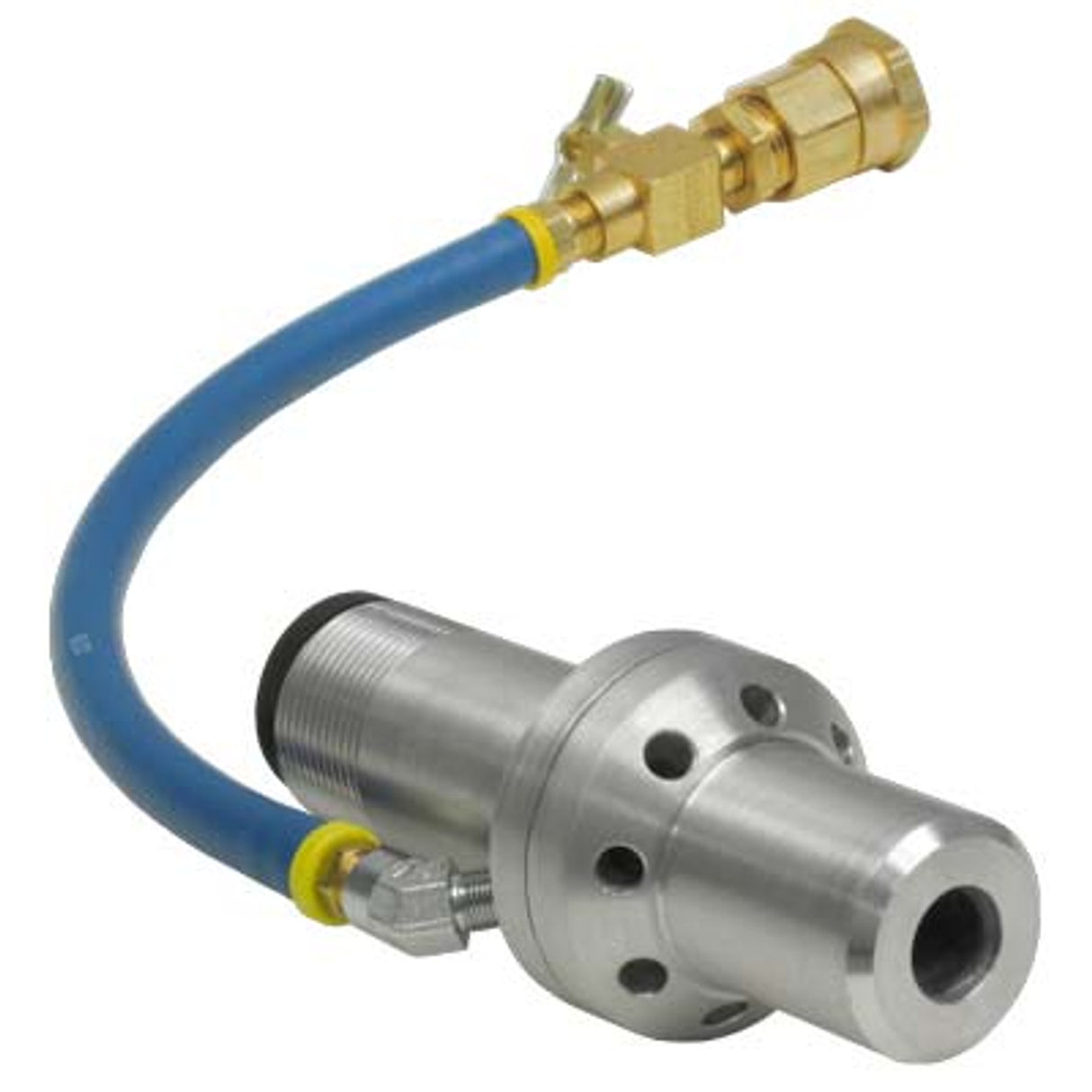 Pirate Brand - Water Induction Nozzle System, Tungsten Carbide, 1" Entry, 1-1/4" Thread, Aluminum Jacket, Hose Included (Bore Size Options)