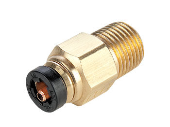 Male Connector - Push-to-Connect Fitting for 5/32 Tube - Total Finishing Supplies