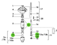 SAMES® 144-855-799 servicing kit for 10C18® - Total Finishing Supplies
