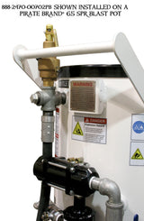 Pirate Brand - 150 PSI Relief Valve Kit for Small Abrasive Blasters