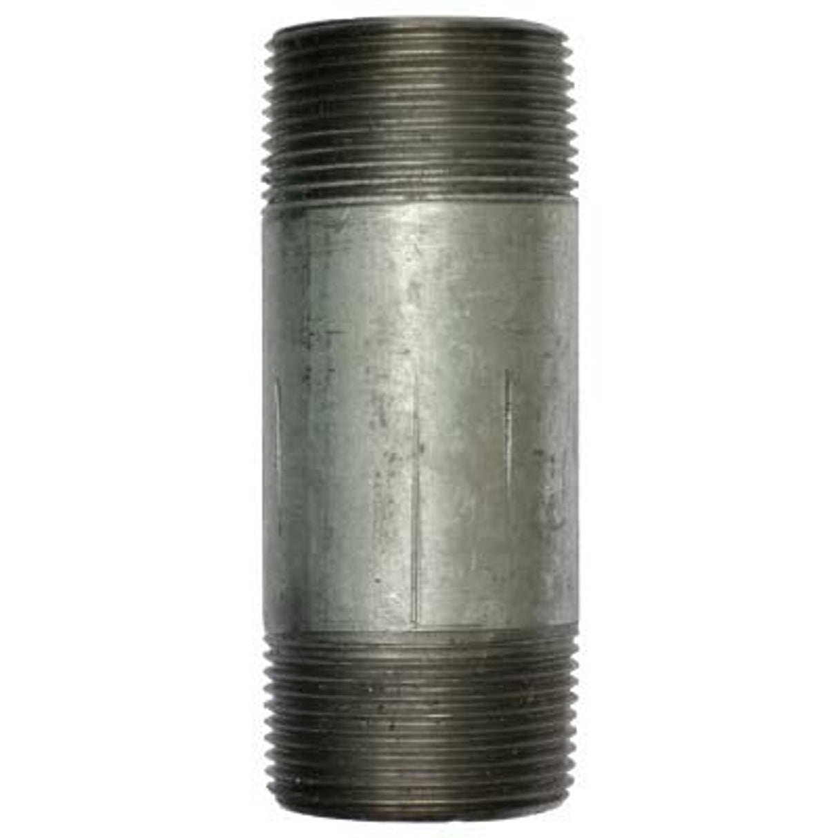 Pirate Brand - CLEMCO/ZERO, Nipple, TBE, Schedule 80, Galvanized, 1-1/4" x 6"