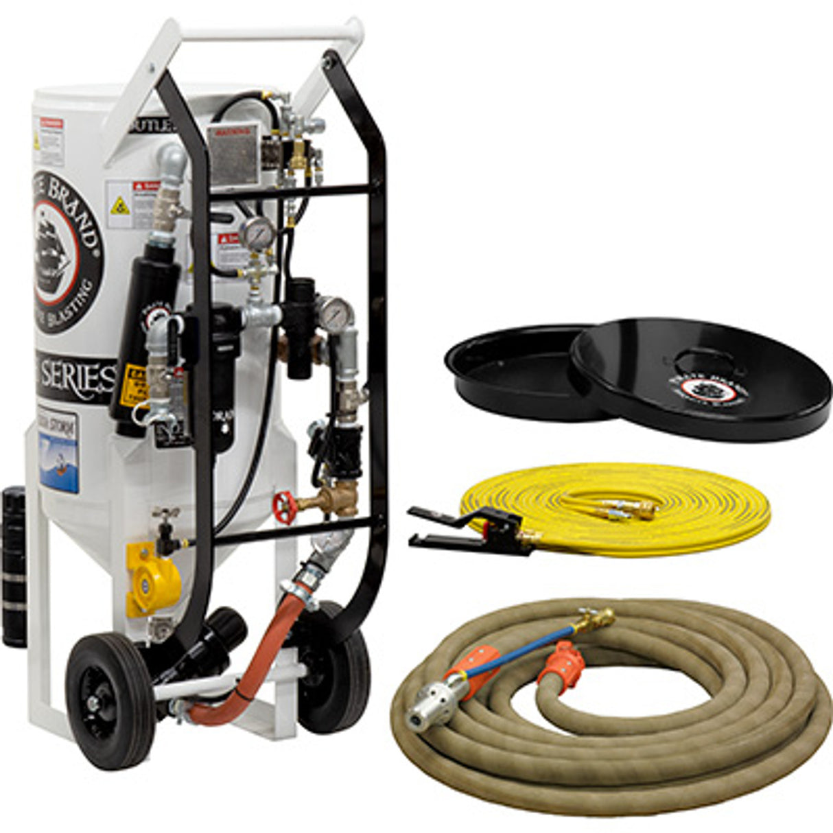 Pirate Brand, SODA STORM Series, 3.5 cu ft., Blast Pot, Portable, Pressure HOLD System, Pneumatic Controls