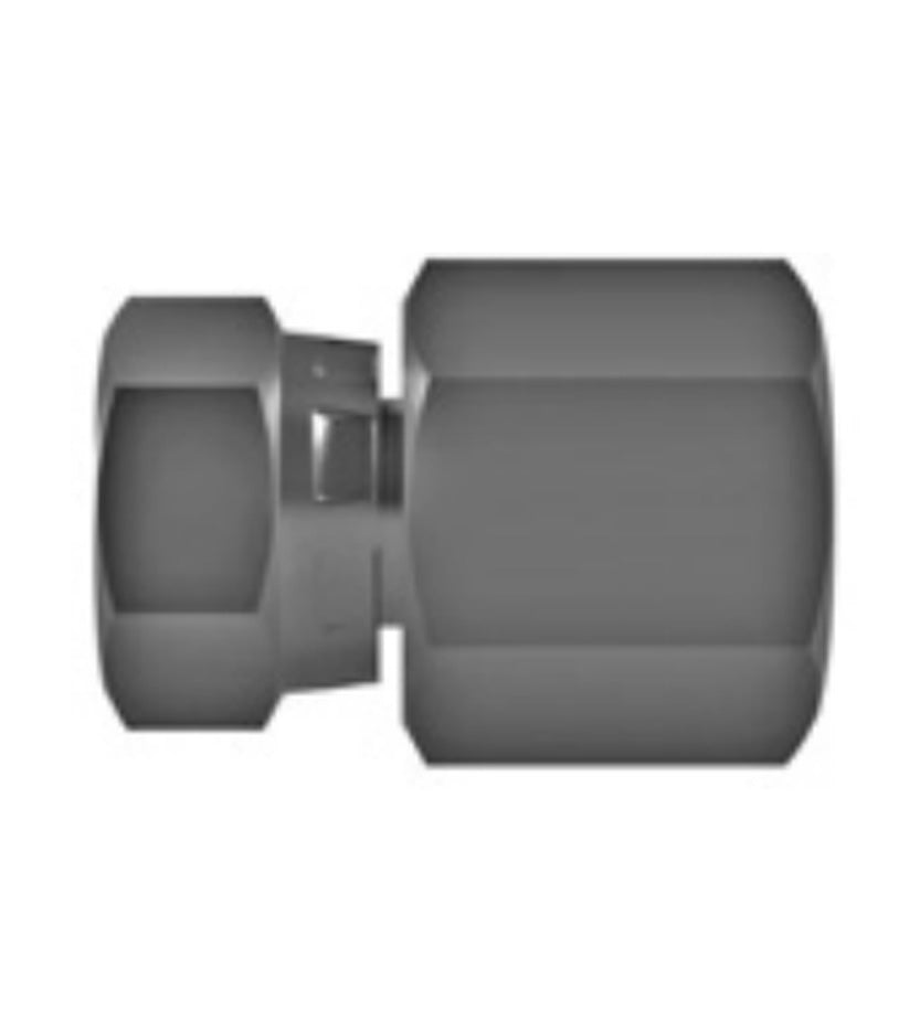 Hosco SST Stainless Steel Fittings and Adaptors, Thread x Thread Straights, Female Straight x Female Tapered