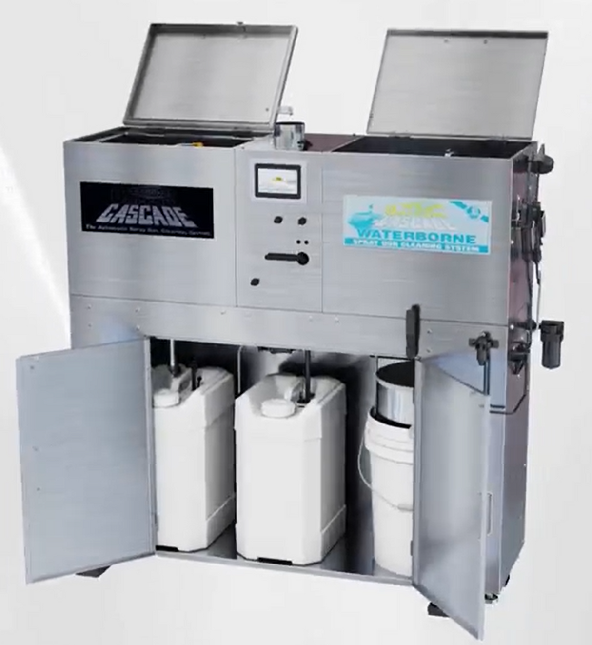 Uni-Ram UE5000W Spray Gun Washer, For Solvent & Waterborne Paints, E-Version with Touch Screen