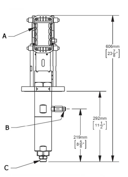 Binks MX1212 Air Assisted Airless Bare Pump