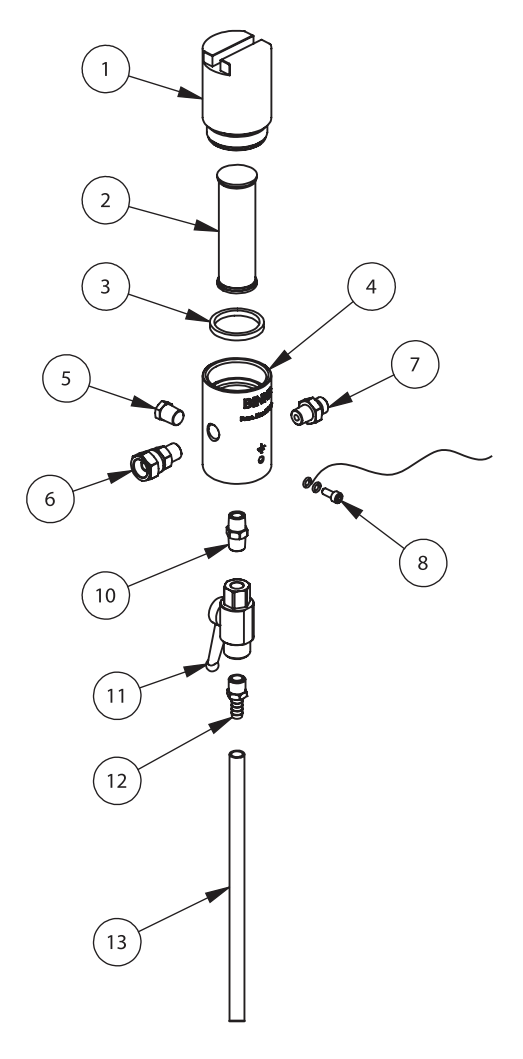 Binks 0115-010326 S.S. High Pressure Filter Assembly