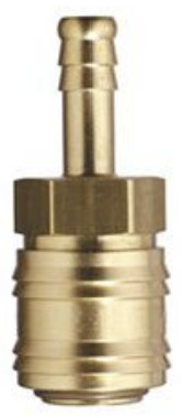 Sagola Quick Coupling - Brass: Barbed 8mm, US-Mil