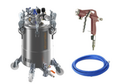 Sagola P30B Wheel Mounted Stainless Steel Pressure Tank With Bottom Outlet; 30L (7.92 US Gal)