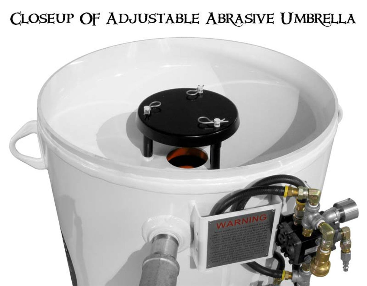 Pirate Brand, S-Series, Short-Cycle™ Series - 10 CU FT., DOUBLE OUTLET W/ ABRASIVE CUT-OFF (Wall Mounted)  - Blast Pot, STATIONARY, Pressure RELEASE System, Pneumatic Controls