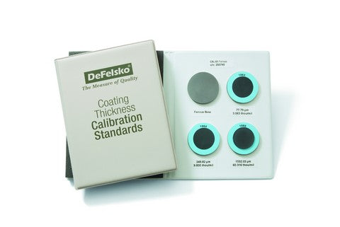 DeFelsko Certified Coated Metal Plates & Certified Polystyrene Blocks - Total Finishing Supplies