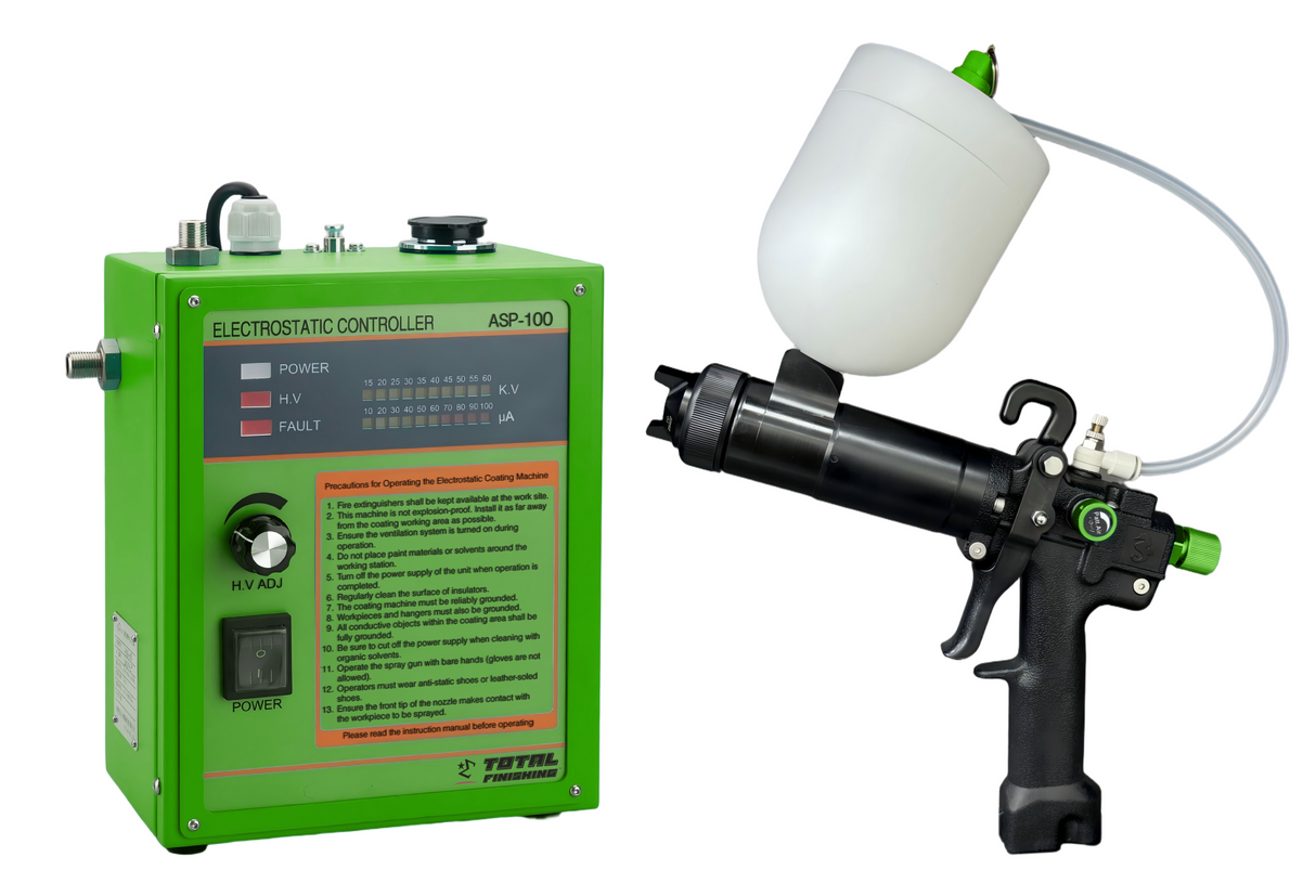 Total Finishing A.S.P. Aqua Solvent Pod — Manual Electrostatic Spray Gun