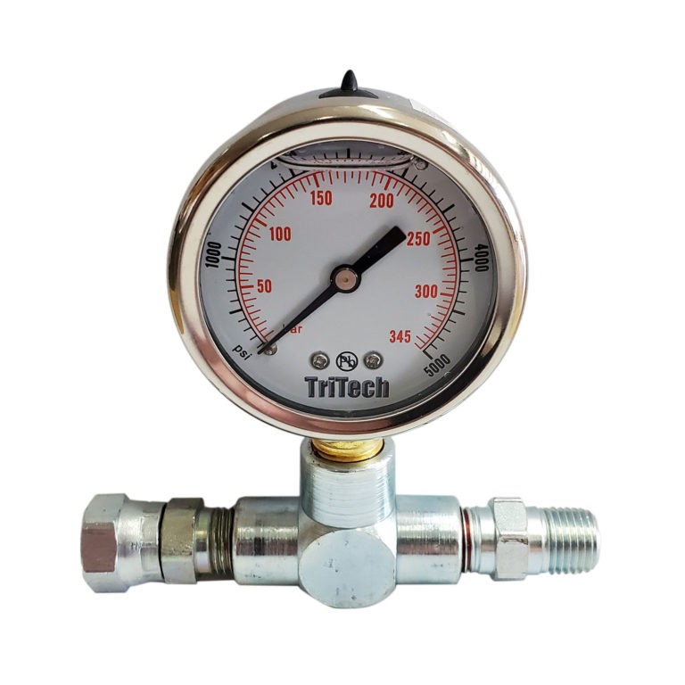 TriTech Fluid Pressure Gauge Kit 120-625 - Total Finishing Supplies