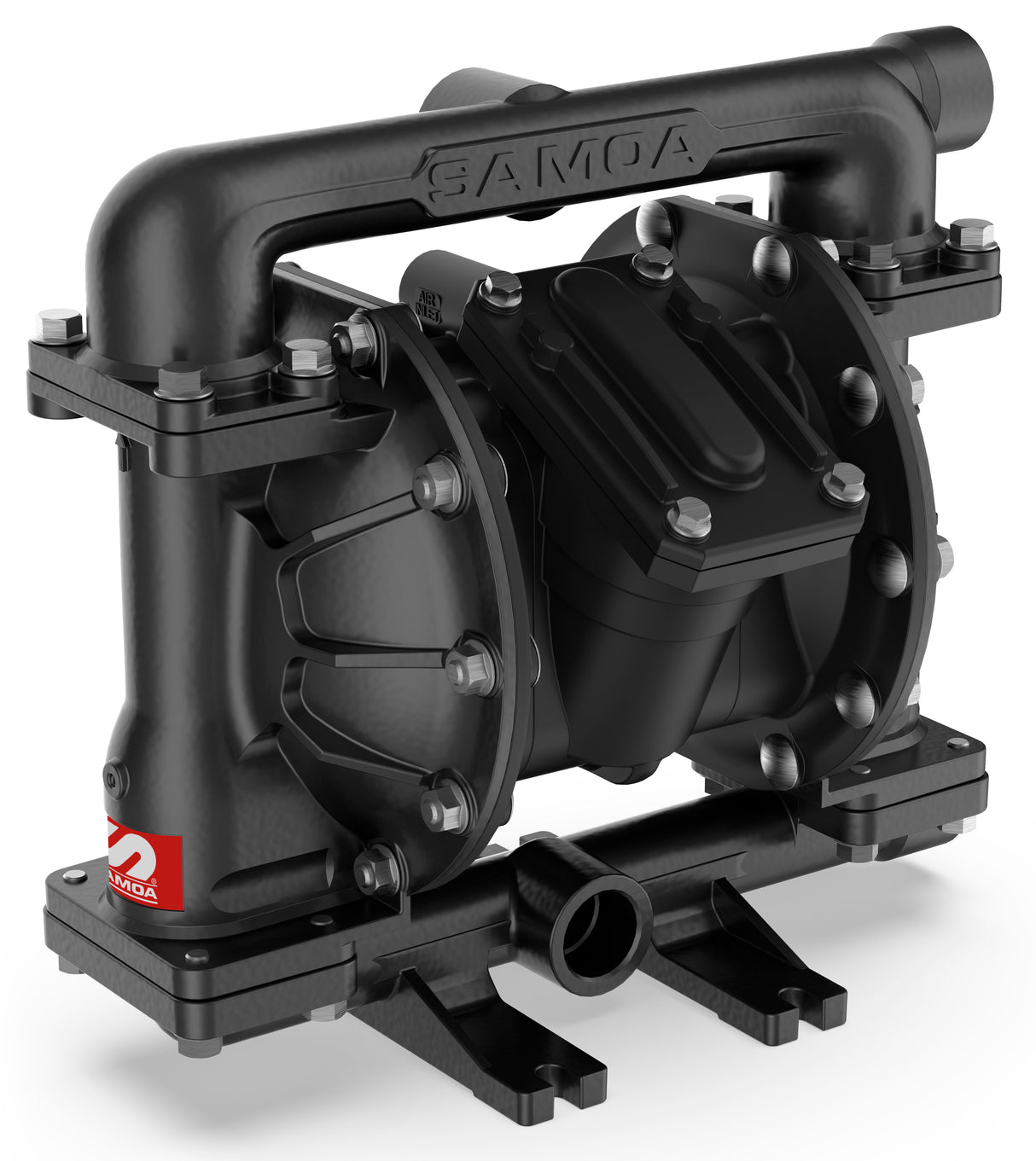 SAMOA UP10 Pivot Series 1" Metallic Air-Operated Double Diaphragm Pump