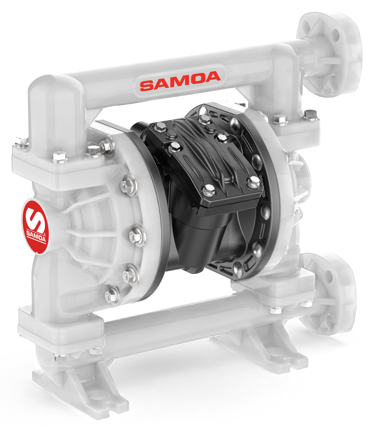SAMOA UP10 Pivot Series 1" Non-Metallic Air-Operated Double Diaphragm Pump