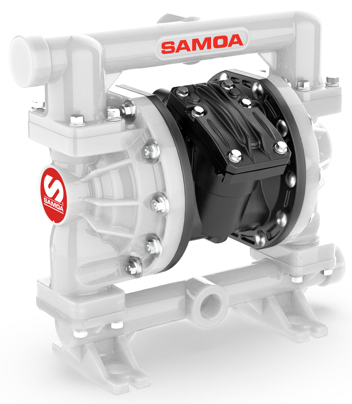 SAMOA UP10 Pivot Series 1" Non-Metallic Air-Operated Double Diaphragm Pump