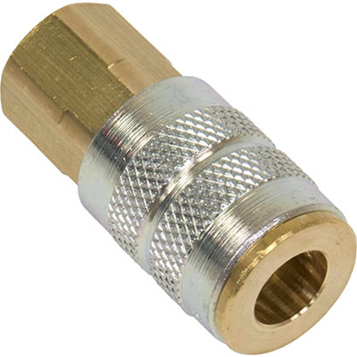 Pirate Brand - BULLARD®, Compressed Air Supply Hose Quick-Disconnect Coupler, 1/4" Industrial Interchange, 1/4" Female NPT Thread