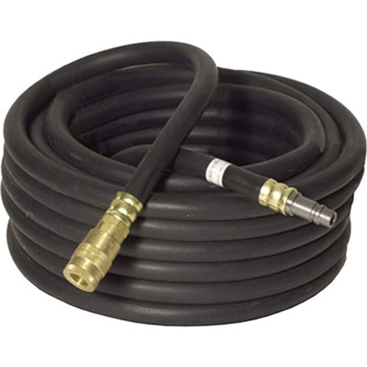 Pirate Brand - BULLARD®,  Air Supply Hose, Starter, V20, 1/2" ID, 1/2" Industrial Interchange, Black, For Use With Free Air Pumps