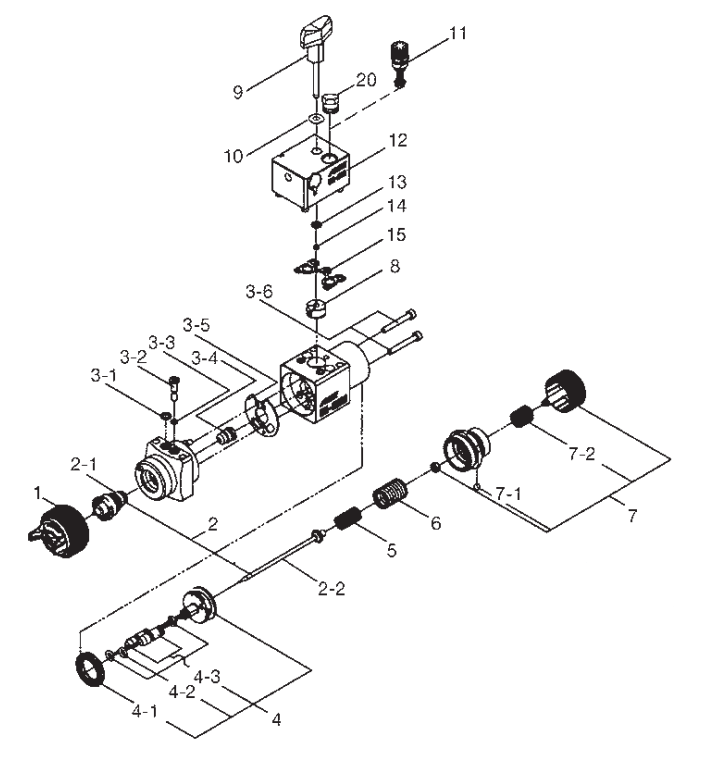 Anest Iwata WA-M220 Spare Parts - Total Finishing Supplies