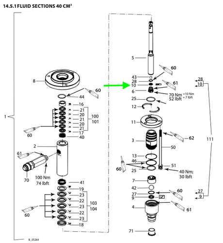 WAGNER 367510 VALVE SEAT OUTLET