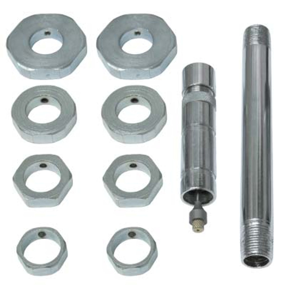 Pirate Brand - Small Pipe Blaster, 9/32" w/Reducer & Collar Set for 1" to 2" ID Pipe (With or Without Reducer Option)