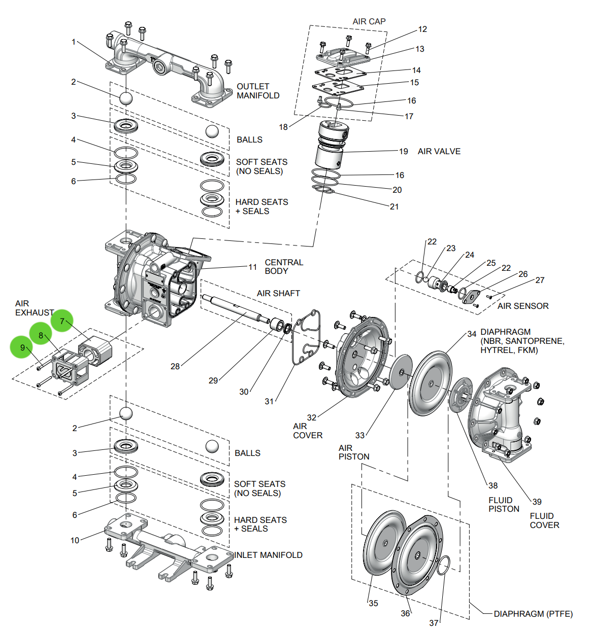 Samoa UP10R-AM-500 Air Exhaust Kit