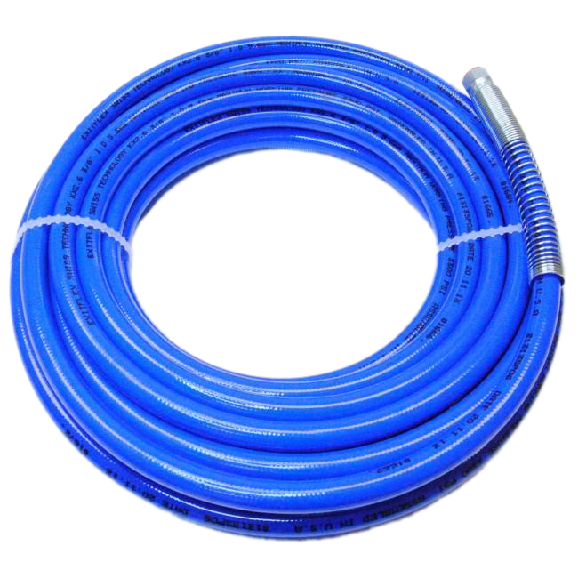 3/8” Airless Fluid Hose – Blue (3300 psi) - 50' - Fittings: 3/8" Females
