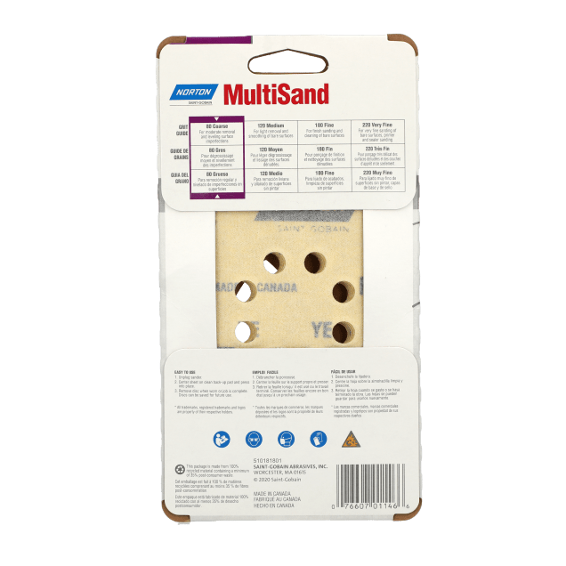 Norton MultiSand AO H&L Anti-Loading Paper Sheet