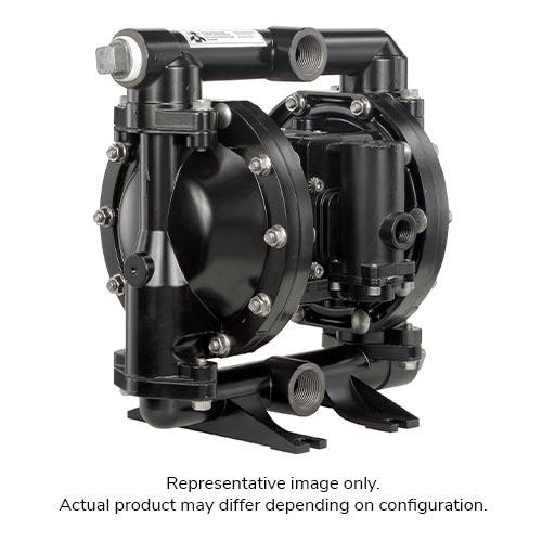 EXP Series 1" Metallic Diaphragm Pump, 52 GPM, Aluminum Center, Aluminum Wetted Parts, SS Hardware, Aluminum Seat, PTFE Ball, PTFE/Santoprene Diaphragm - Total Finishing Supplies