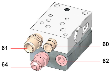 Sames® 905-124-901 Fitting, Quick Release, AVX and ATX Automatic AIRMIX® - Total Finishing Supplies