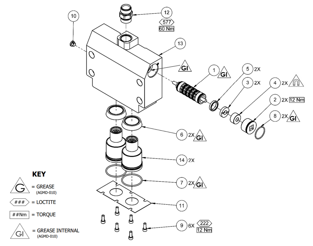 Binks Maple Pump QEV Piston - Total Finishing Supplies