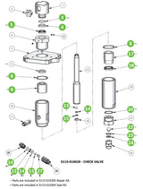 Binks 0115-010305 FX12UC Repair Kit (U-Cups)