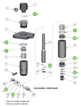 Binks 0115-010306 FX12PL Seal Kit (PTFE/Leather)