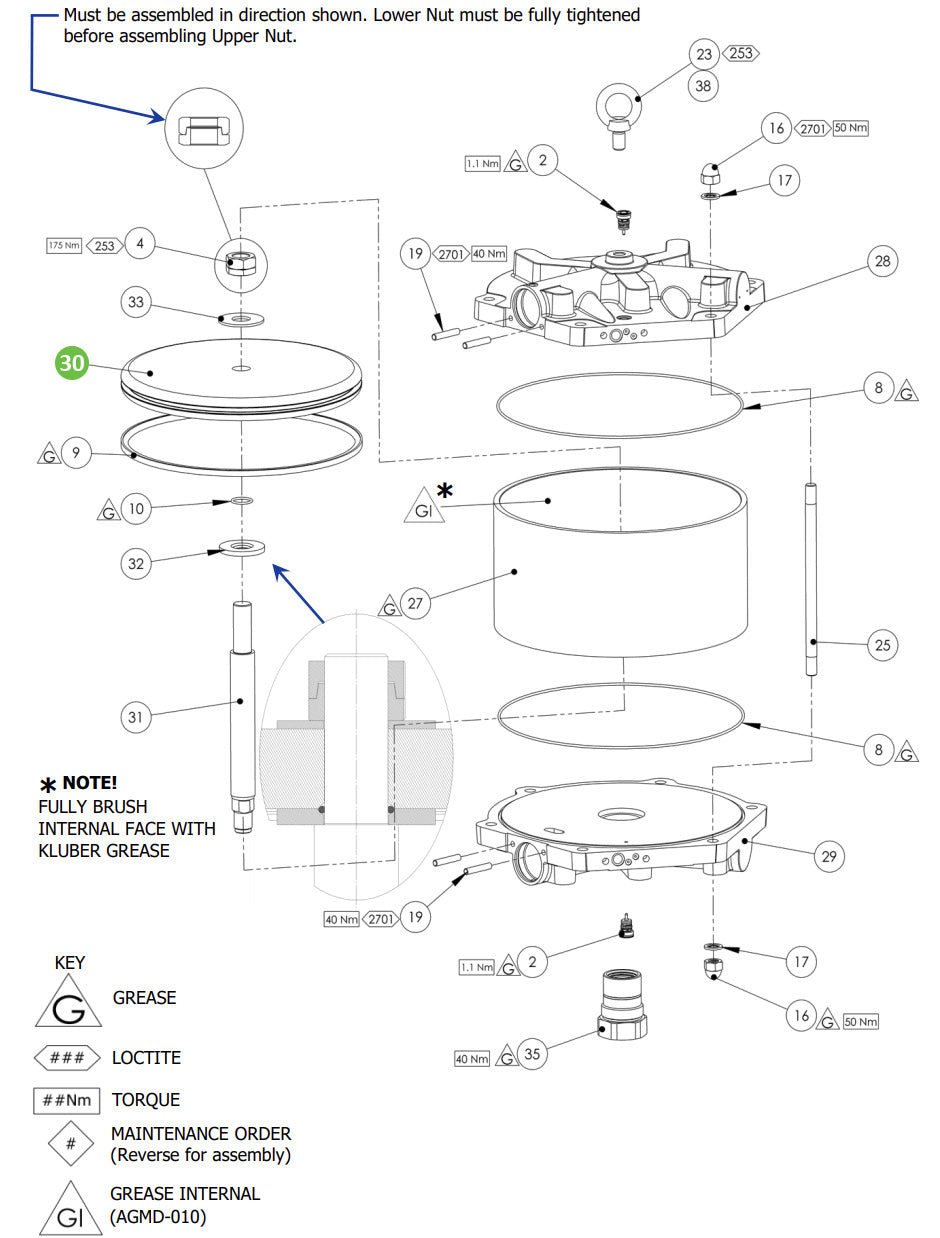 Binks 193167 Air Motor Piston