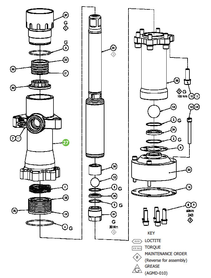Binks 193470 Upper Housing Machining