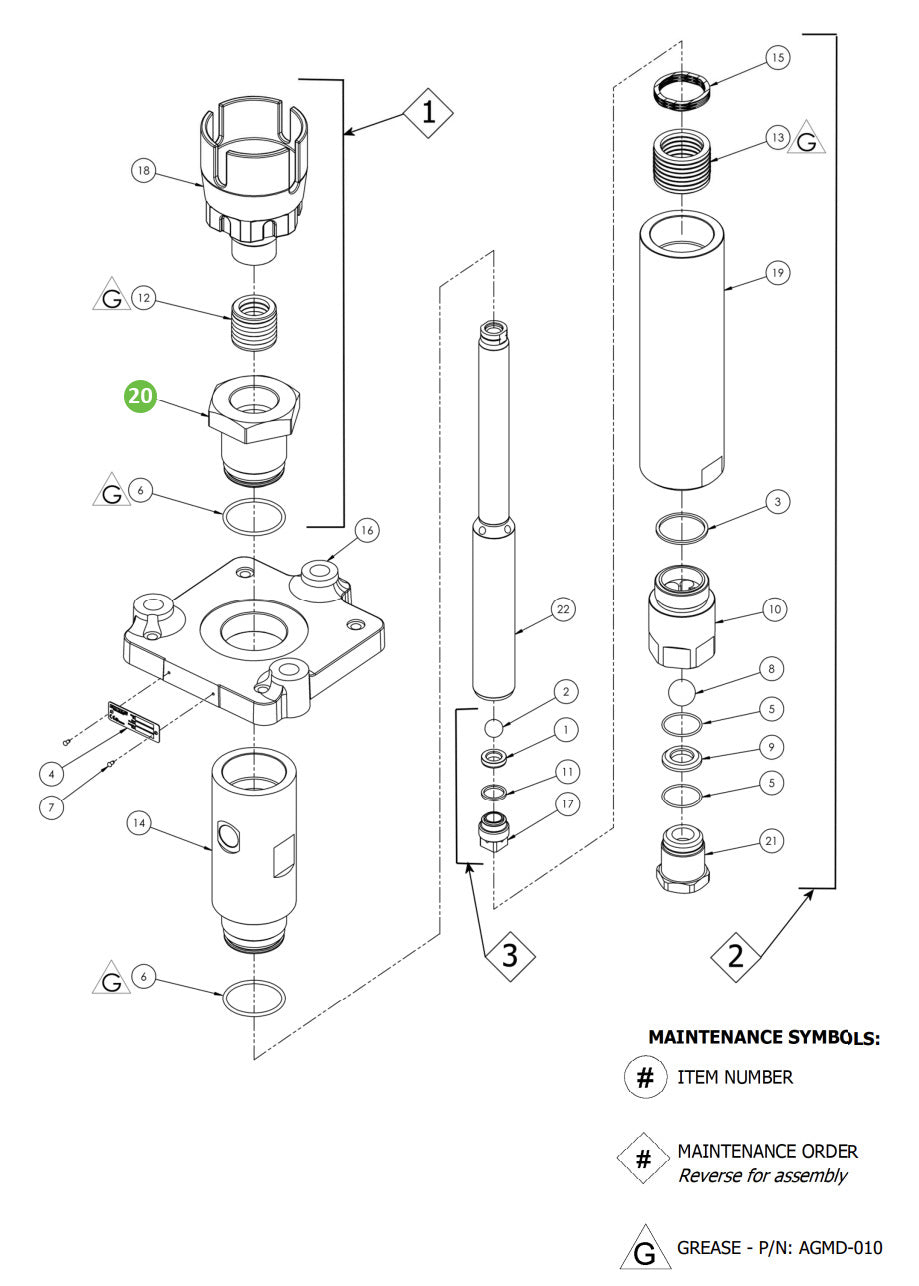 Binks 194098 Packing Retainer