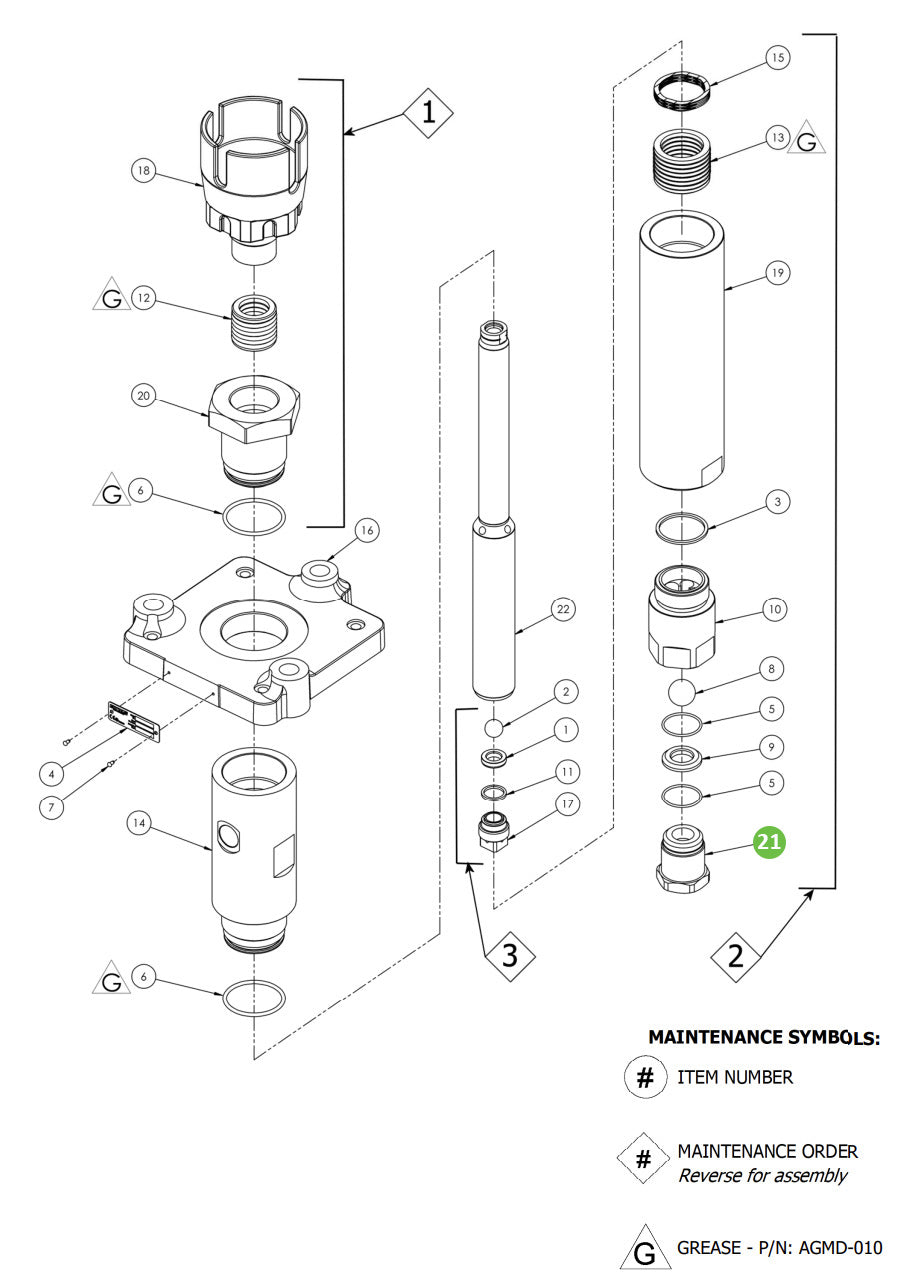Binks 194125 Foot Valve, FX122