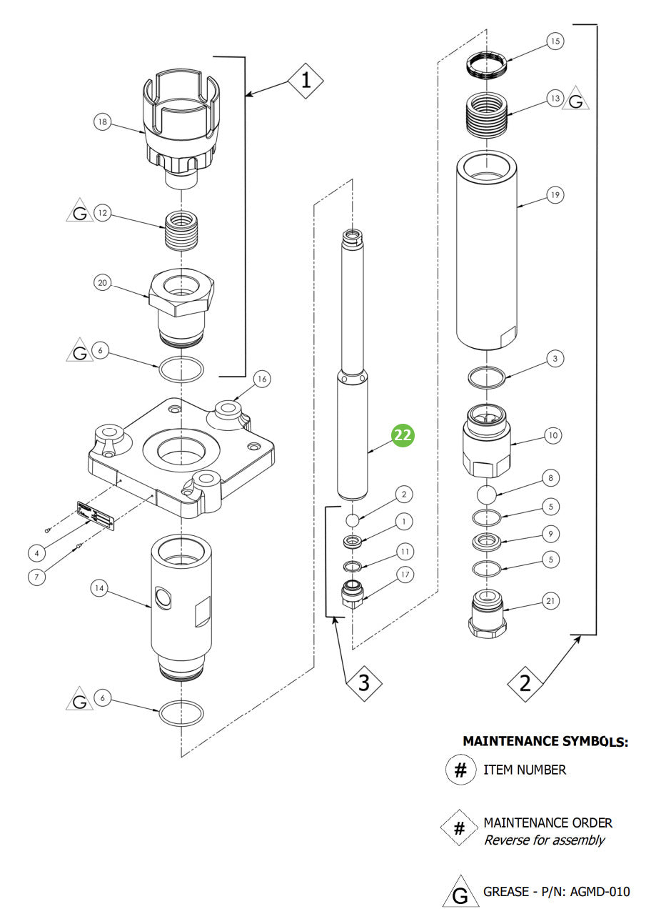 Binks 194126 Pump Rod, FX122