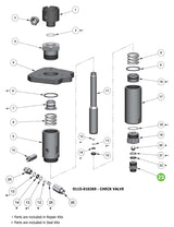 Binks 0115-010149 FX12 Fluid Inlet Fitting, 3/4" NPS(M)