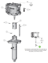 Binks 0115-010650 MX1231 Motor Rod Adapter