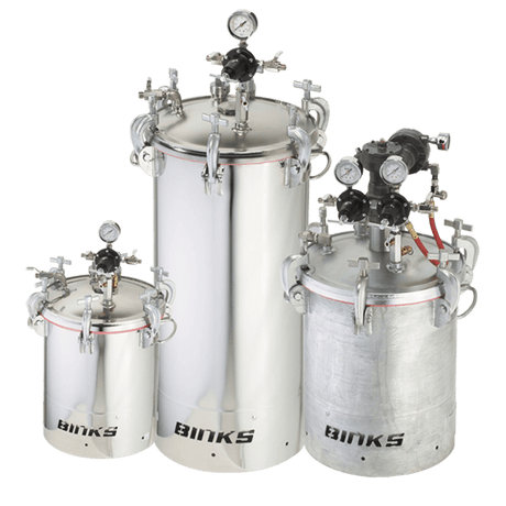 Binks 30 And 60 Gallon Pressure Tanks - Total Finishing Supplies