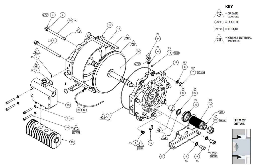 Binks Maple Pump Air Cylinder - Total Finishing Supplies