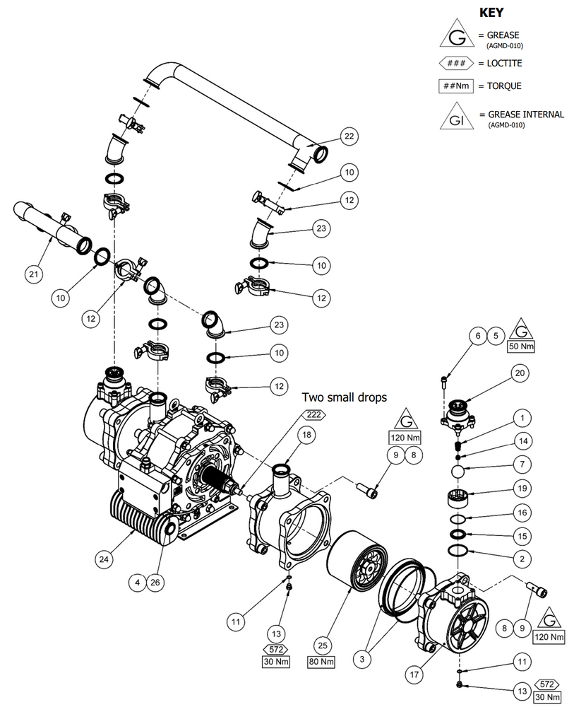 Binks Maple Pump Outlet Check - Total Finishing Supplies