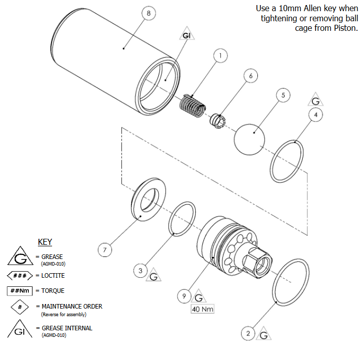 Binks Fluid Fluid Section Overhaul Kit (8-25) - Total Finishing Supplies