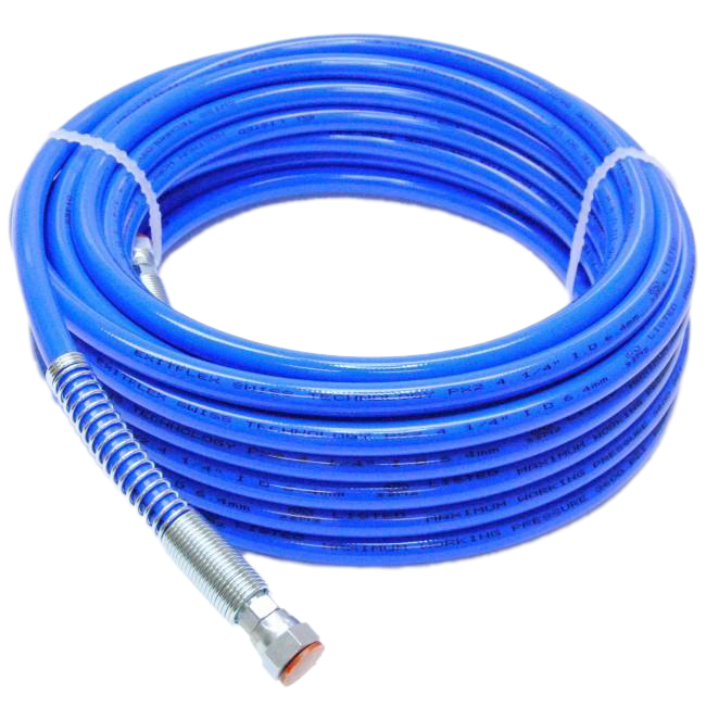 1/4” Airless Fluid Hose – Navy Blue (5,000 psi) - Fittings: 1/4" Females