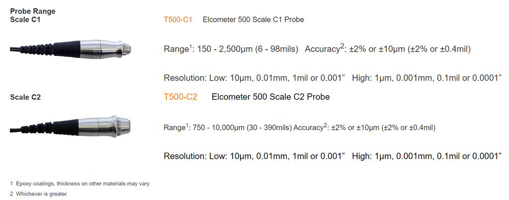 Elcometer 500 | Digital Coating Thickness Gauge - Total Finishing Supplies