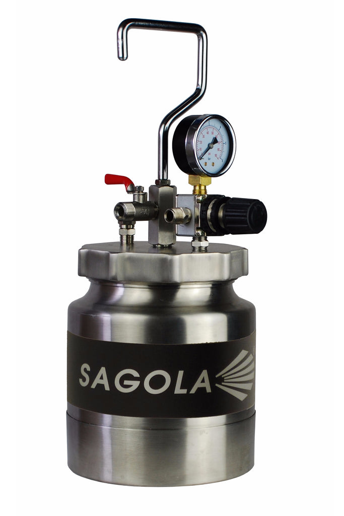 Sagola 612 Aluminum Pressure Pot 2.5L - Total Finishing Supplies